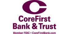 CoreFirst Bank & Trust sponsor logo