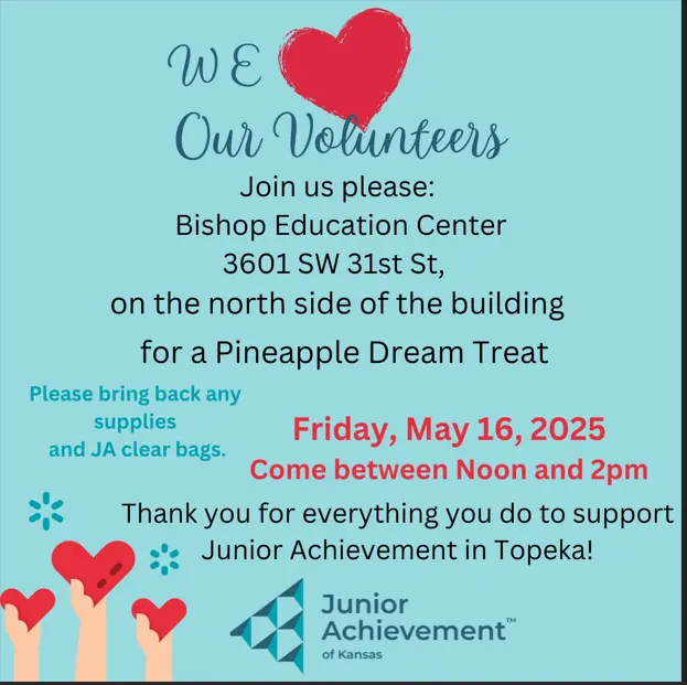 image of volunteer appreciation flyer